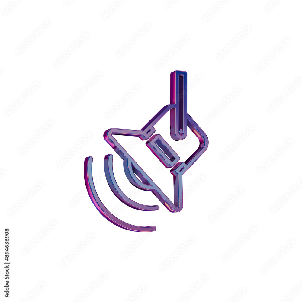 3D Neon Retro Icon - Concert Sportlight 3D Neon Retro Icon - Concert Sportlight
