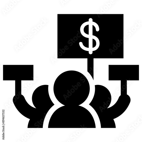 economic recession icon vector illustration graphic design
