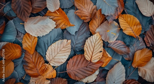 Autumn Leaves on the Forest Floor