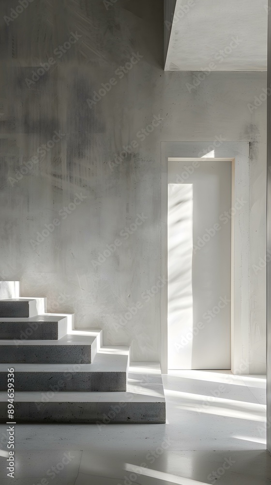 Minimalist Concrete Staircase Interior Design Minimalist Concrete Staircase Interior Design