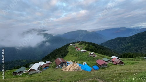 Kackar mountains and plateaus time lapse video photo