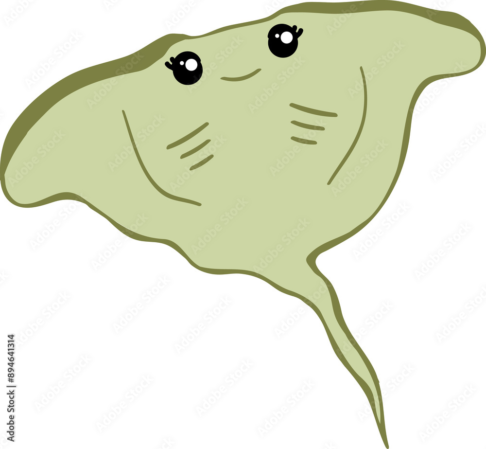 cute stingray cartoon, fish sea animal. cute stingray cartoon, fish sea animal.