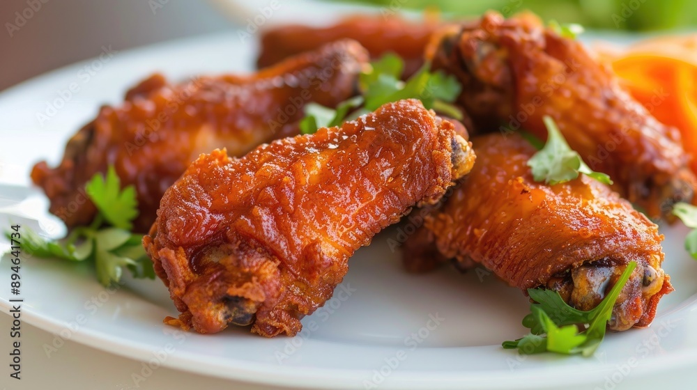 Deep fried chicken wings Deep fried chicken wings