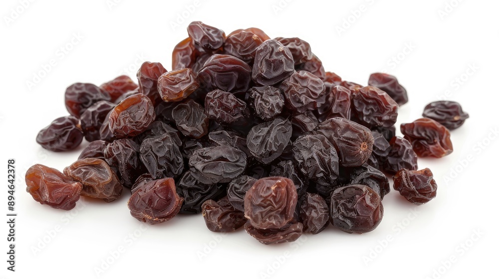 Delicious raisins on a white background Delicious raisins on a white background