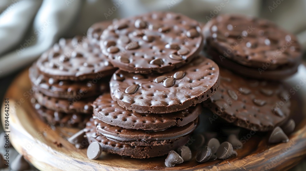 Delightful chocolate treat biscuits