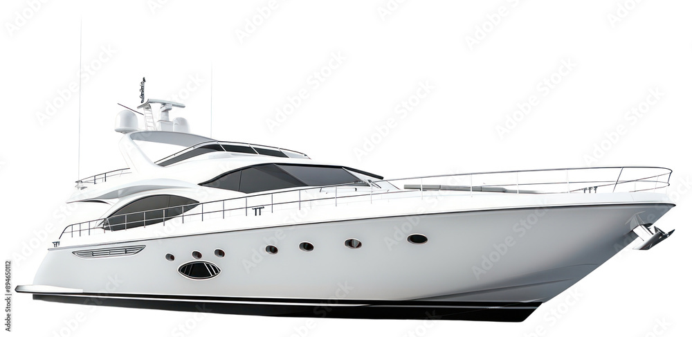 PNG Luxury yacht on white background PNG Luxury yacht on white background
