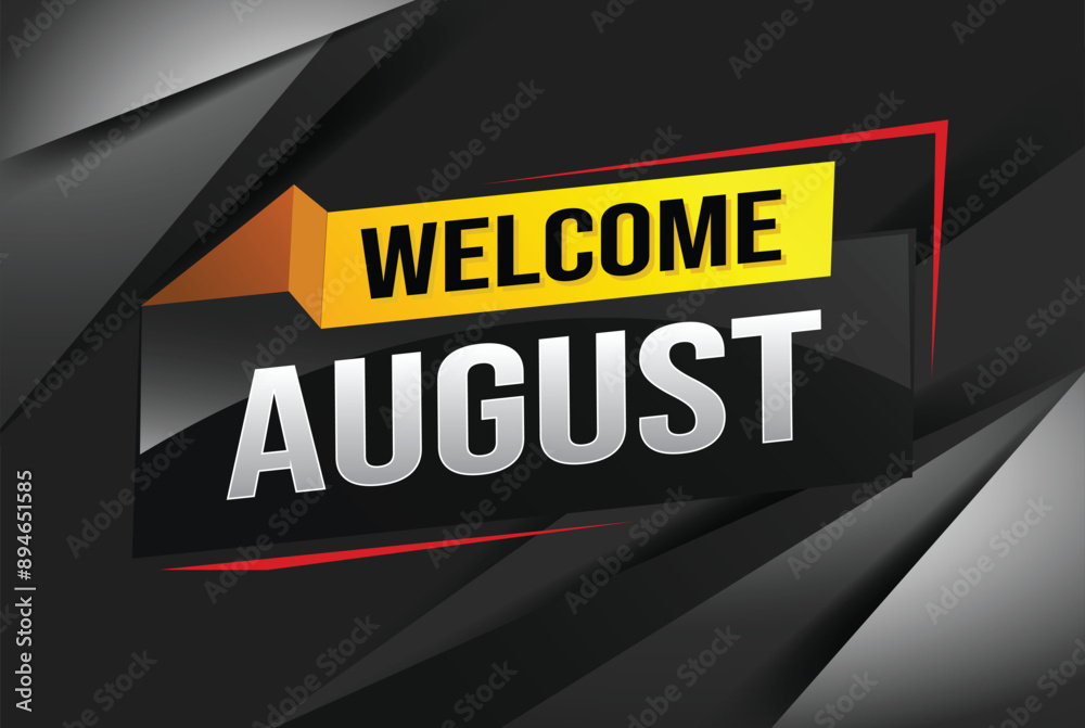 welcome August word text concept icon logo sign symbol vector note 3d style for use landing page, template, social media, web, mobile app, poster, banner, flyer, background, gift card, coupon
welcome August word text concept icon logo sign symbol vector note 3d style for use landing page, template, social media, web, mobile app, poster, banner, flyer, background, gift card, coupon