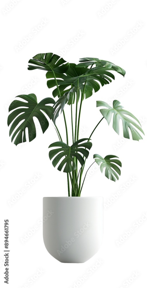 monstera jungle plant in a pot