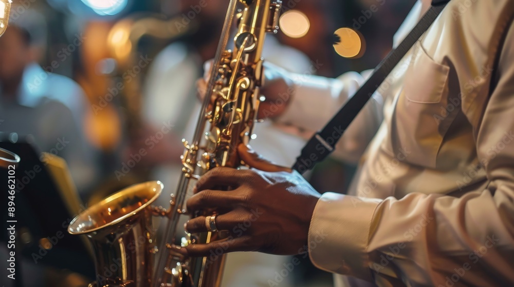 Fototapeta premium Share your experience of attending a jazz workshop or masterclass.