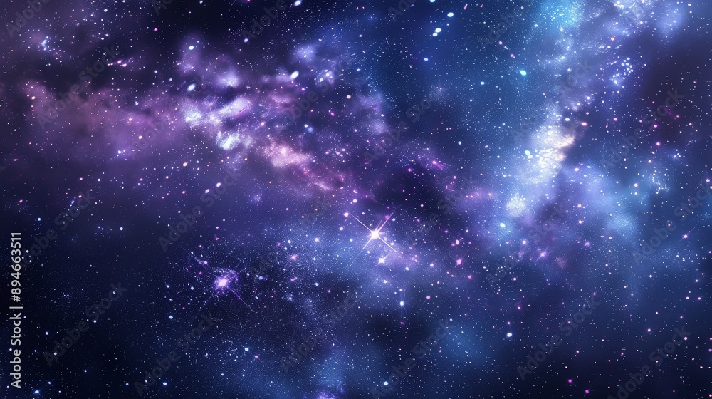 A starry sky reveals the endless wonder. A starry sky reveals the endless wonder.