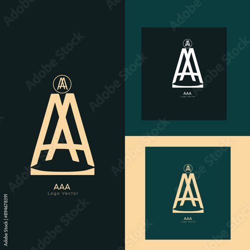 AAA Logo, triple a Vector. eps8