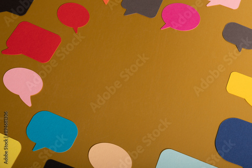 Colorful Speech Bubbles on ...