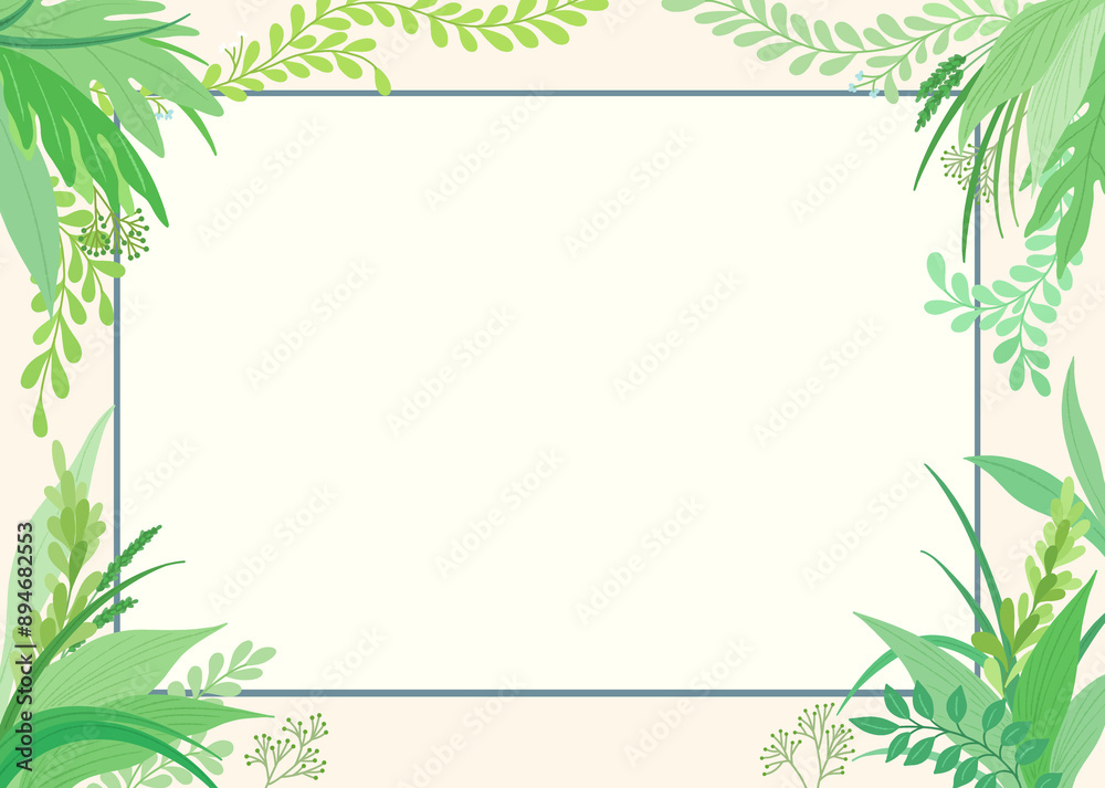 frame of leaves frame of leaves