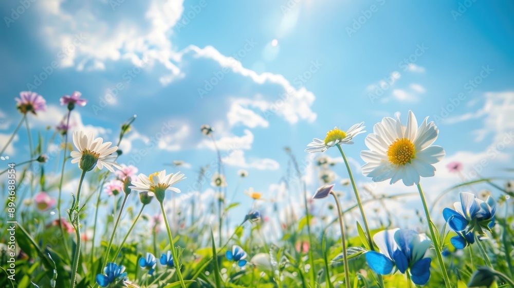 Sunny Meadow with Daisies Sunny Meadow with Daisies