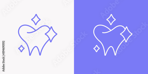 Modern Dentist logo design Dental care clinic icon