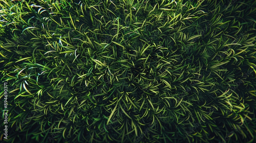 Fototapeta premium Green lawn texture backdrop, grass garden concept for green background