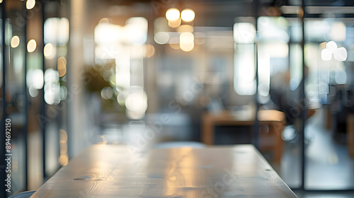 Wallpaper Mural Abstract blurred office interior room. blurry working space with defocused effect. use for background or backdrop in business concept Torontodigital.ca