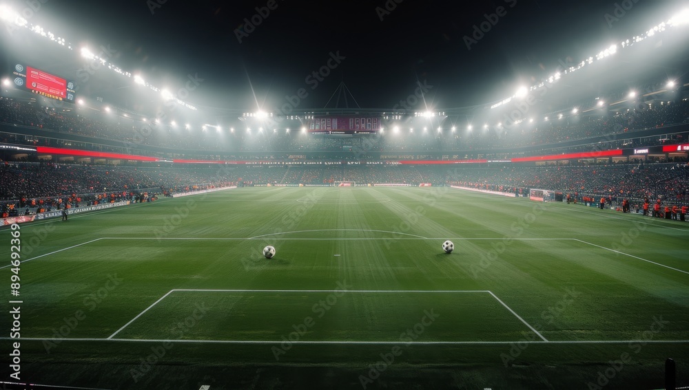 Empty Stadium Before Night Game Empty Stadium Before Night Game