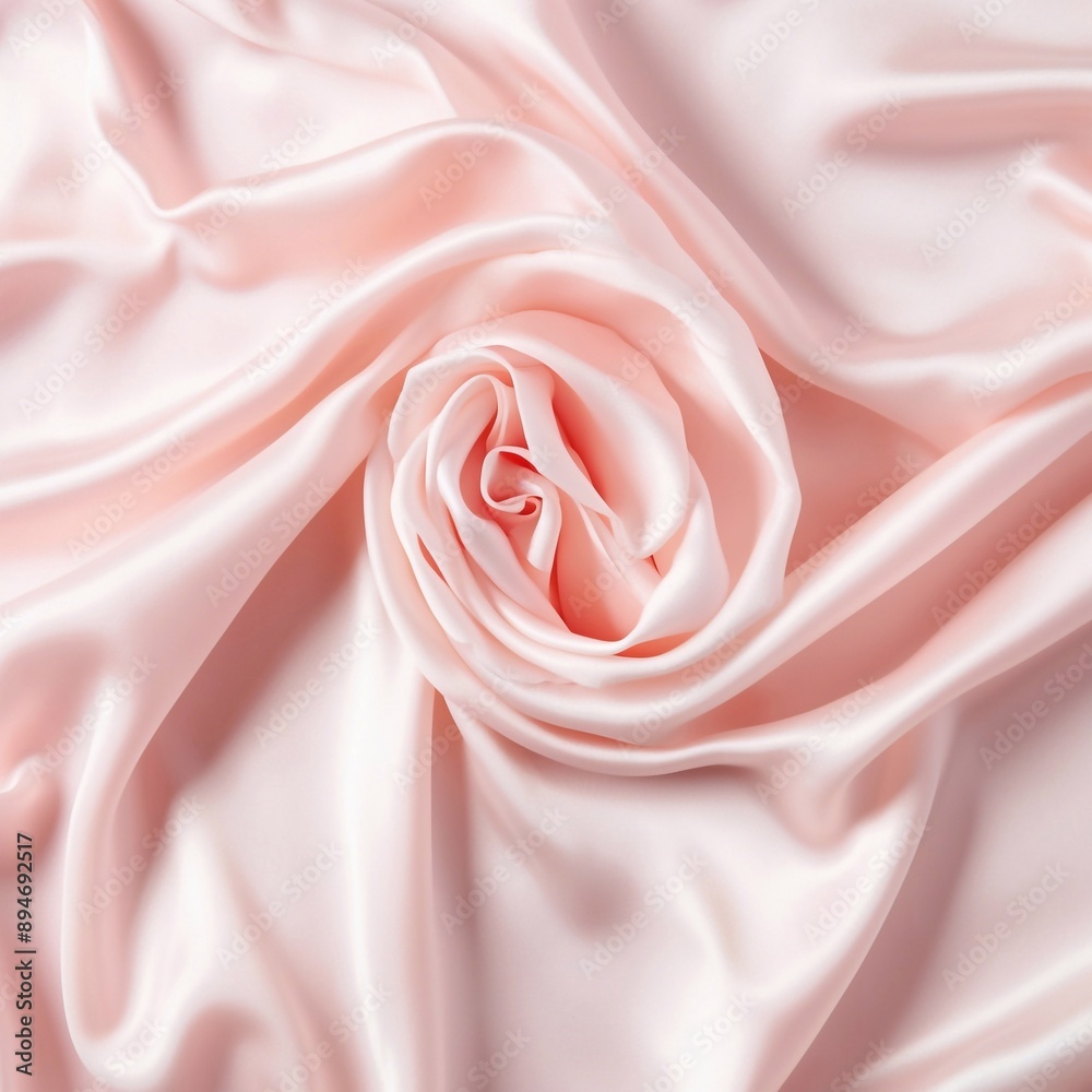 Obraz premium Flowing silk, gradient colors, fabric texture, beautiful colors.