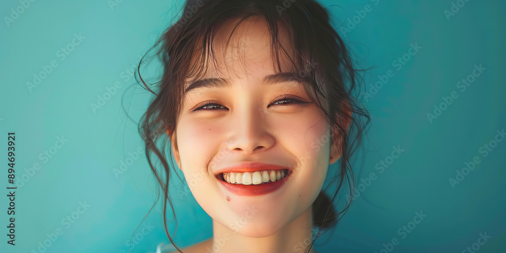 Young Asian woman smiling portrait Young Asian woman smiling portrait
