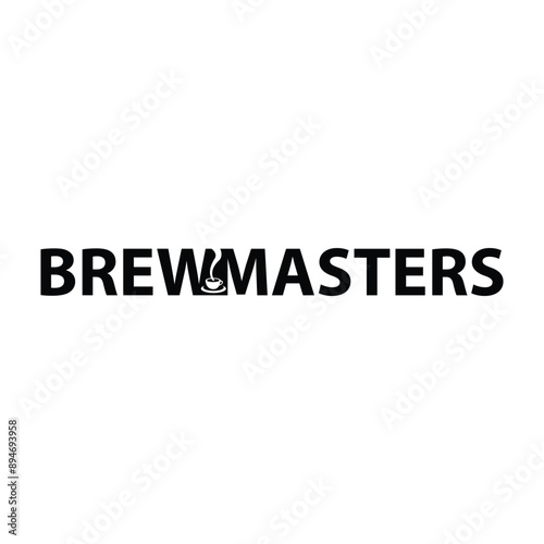 This logo has a typo graphic based style with a negative silhouette of coffee that is still warm and steaming.