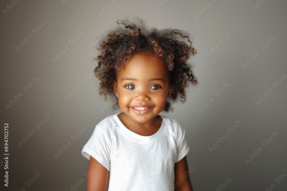 African American smiling child. Happy baby African American smiling child. Happy baby