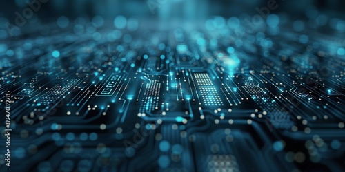 Abstract Circuit Board Background