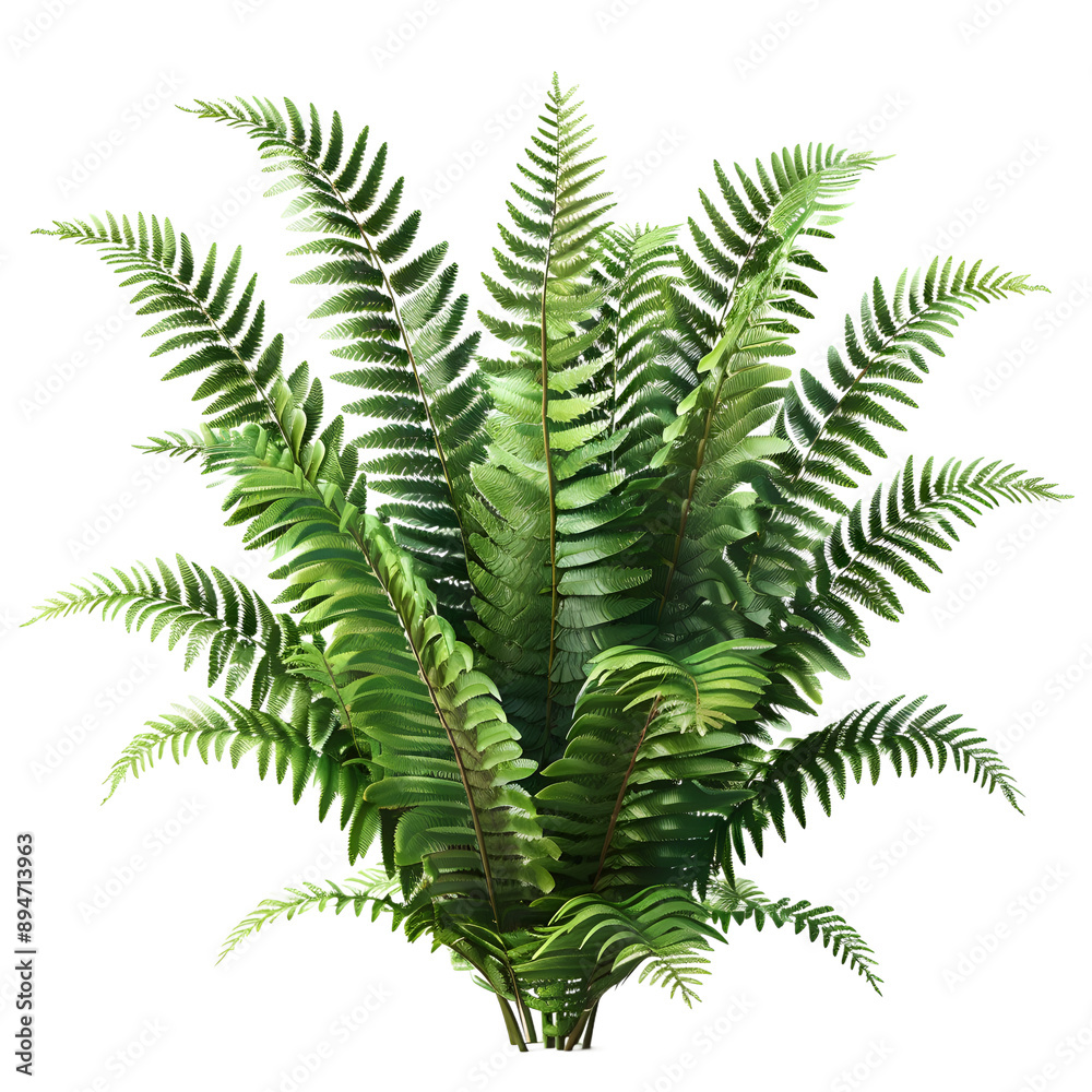 Realistic 3D Fern Plant Illustration Isolated on Transparent Background – Vibrant Green Botanical Artwork for Nature and Landscaping Designs Realistic 3D Fern Plant Illustration Isolated on Transparent Background – Vibrant Green Botanical Artwork for Nature and Landscaping Designs