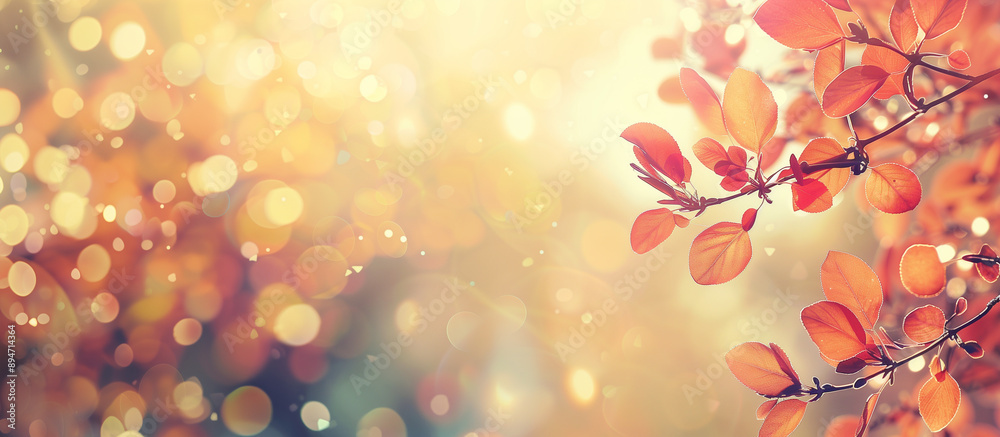 abstract autumn/fall leaves background; warm color scheme; bokeh effect; yellow & orange autumny or springly backgrounds; widescreen backdrop; frame with copy space for text abstract autumn/fall leaves background; warm color scheme; bokeh effect; yellow & orange autumny or springly backgrounds; widescreen backdrop; frame with copy space for text