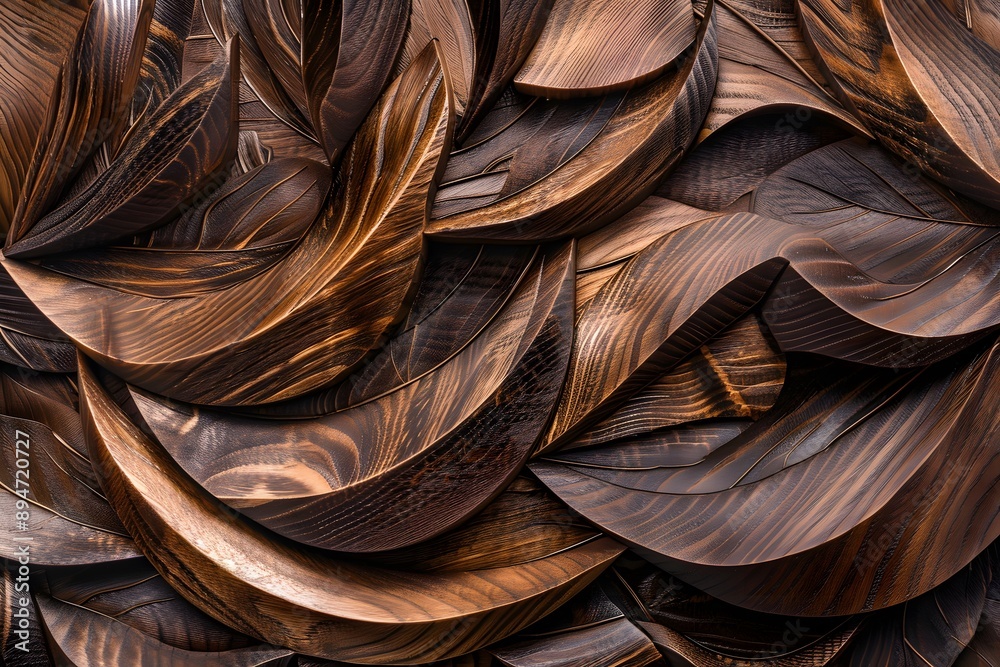 Flowing Grain 3D Wood Art Design Flowing Grain 3D Wood Art Design