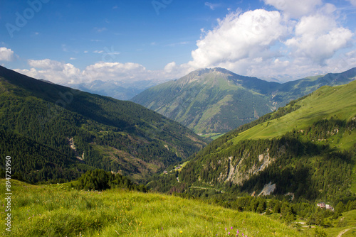 High mountains of higt Tauern around Grossglockner. Austrian Alps, Austria.