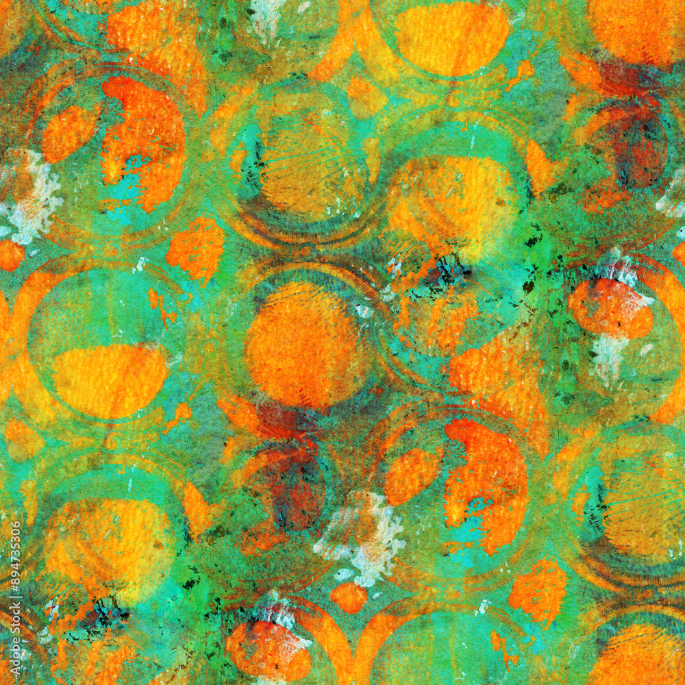 Abstract seamless pattern with acrylic painting Abstract seamless pattern with acrylic painting