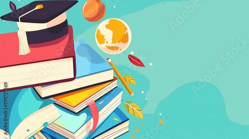 Versatile Background for Education and Training Posters: Inspiring Learning and Skill Development Visuals