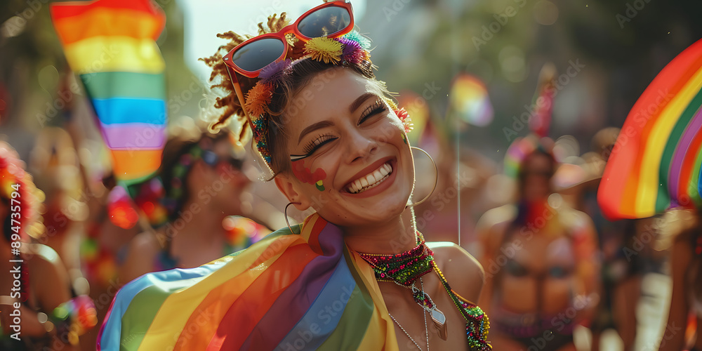The gay or lgbt pride parade brings together thousands of people around the world The gay or lgbt pride parade brings together thousands of people around the world