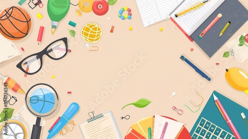 Versatile Background for Education and Training Posters: Inspiring Learning and Skill Development Visuals