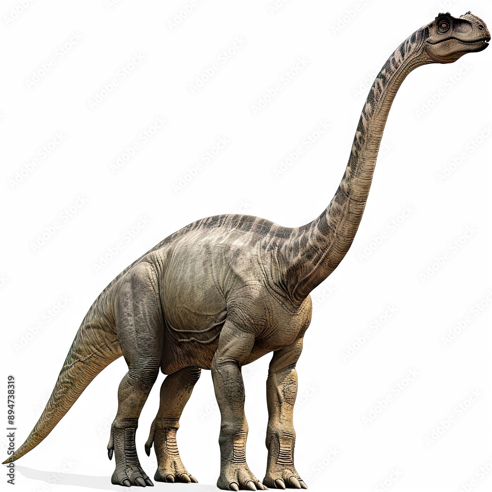 Fototapeta premium Mamenchisaurus in the Open Plains PNG