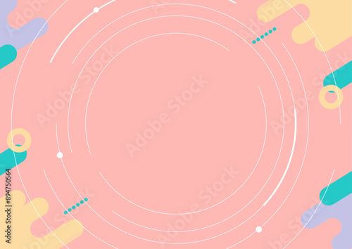Cute background material Memphis pattern