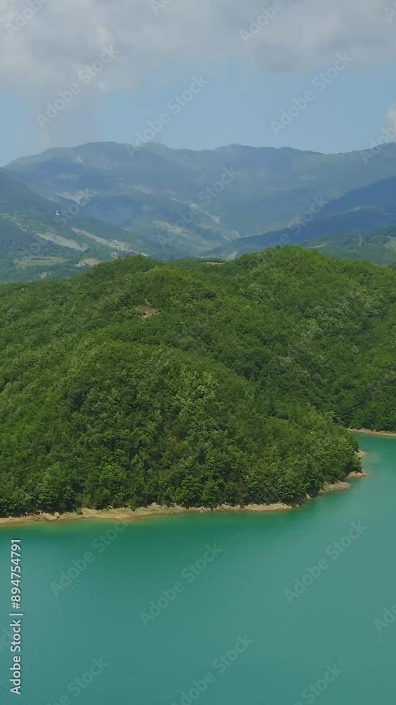 Aerial view of beautiful Albania landscape Aerial view of beautiful Albania landscape