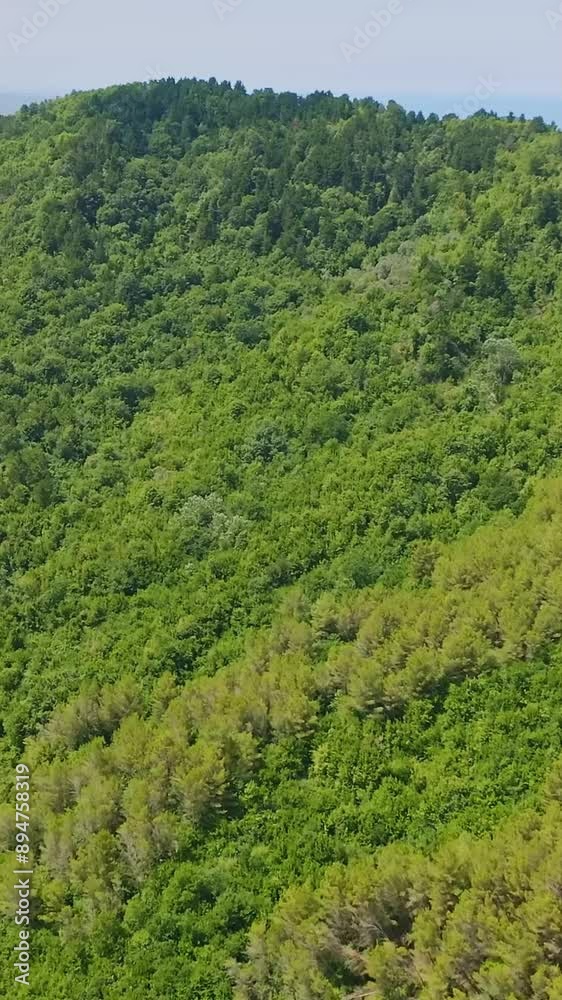 Aerial view of beautiful Albania landscape
