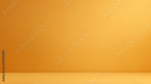 A bright, warm yellow background providing a cheerful and inviting atmosphere for creative projects. photo