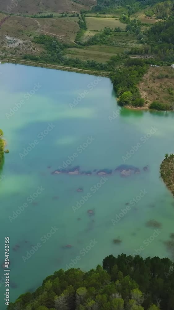 Aerial view of beautiful Albania landscape Aerial view of beautiful Albania landscape