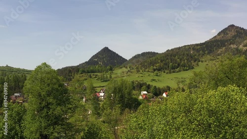 Border of Poland on Danube river