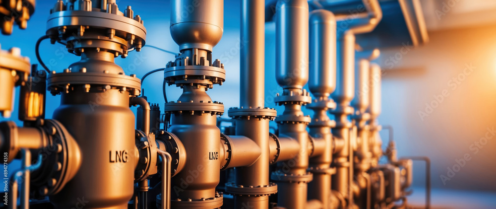 custom made wallpaper toronto digitalComplex network of pipes and valves composing an industrial lng pipeline system