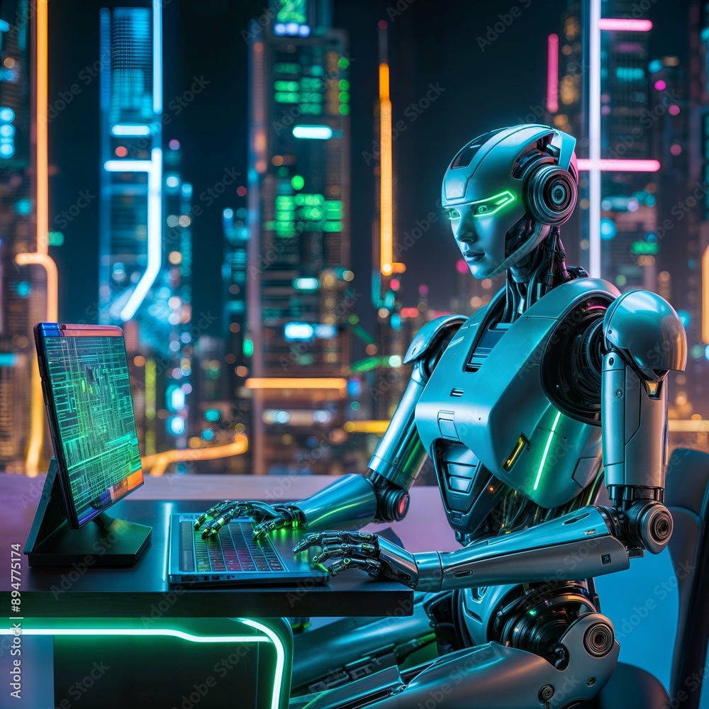 Robots commanding the technology of the future Robots commanding the technology of the future