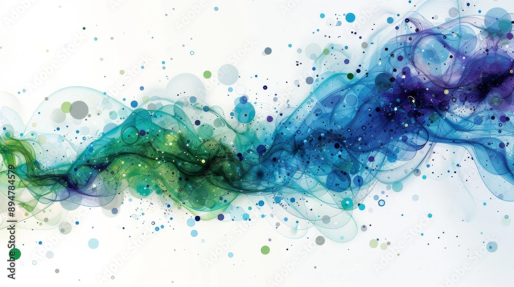 Abstract Watercolor Wave