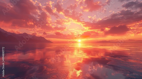 sunset over the sea © Devian Art