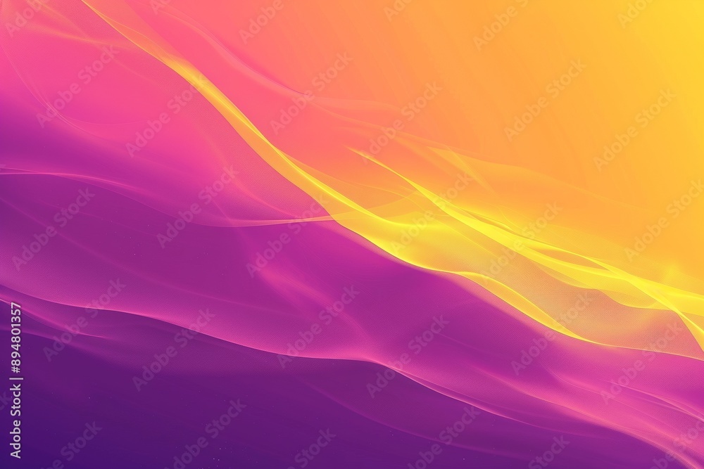 Gradient background with soft, flowing colors of yellow and purple Gradient background with soft, flowing colors of yellow and purple