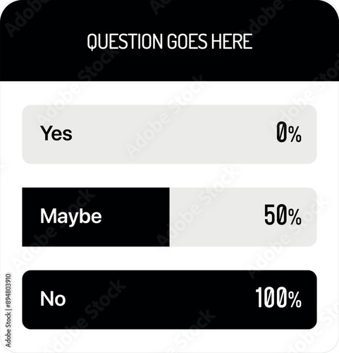 Instagram stories questions sticker poll and button. Guess my favorite sticker frame story quiz template , social media instagram template frame , ask question options stories button.