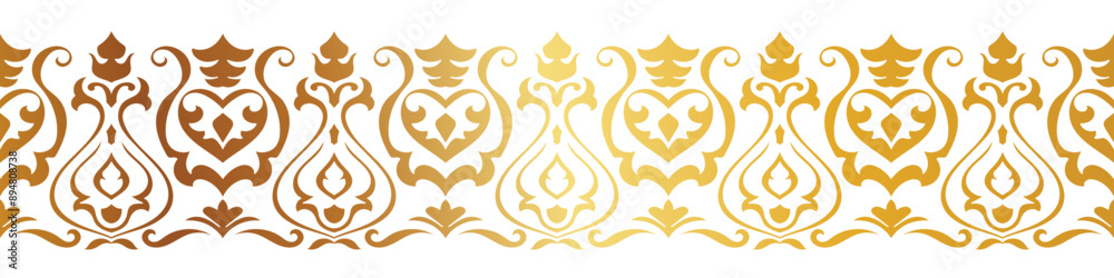 gold damask pattern Seamless abstract pattern gold damask pattern Seamless abstract pattern