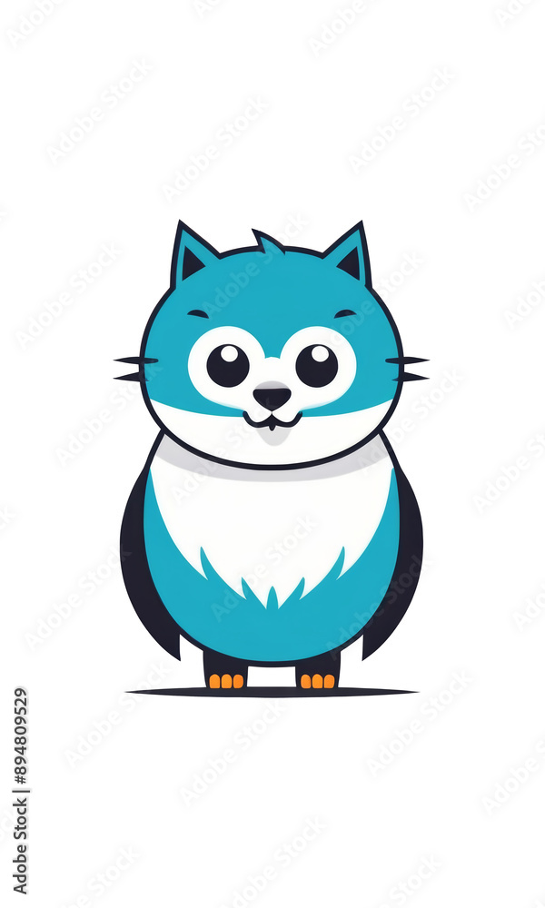 logo of brand, icon of a mascotte of the company brand identity logo of brand, icon of a mascotte of the company brand identity